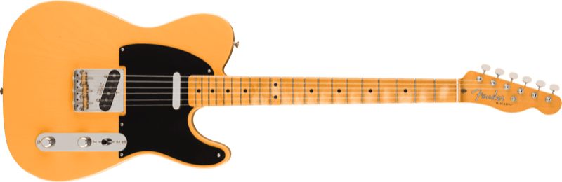 Fender 75th Anniversary Vintera Road Worn 1951 Telecaster, full front, Butterscotch Blonde