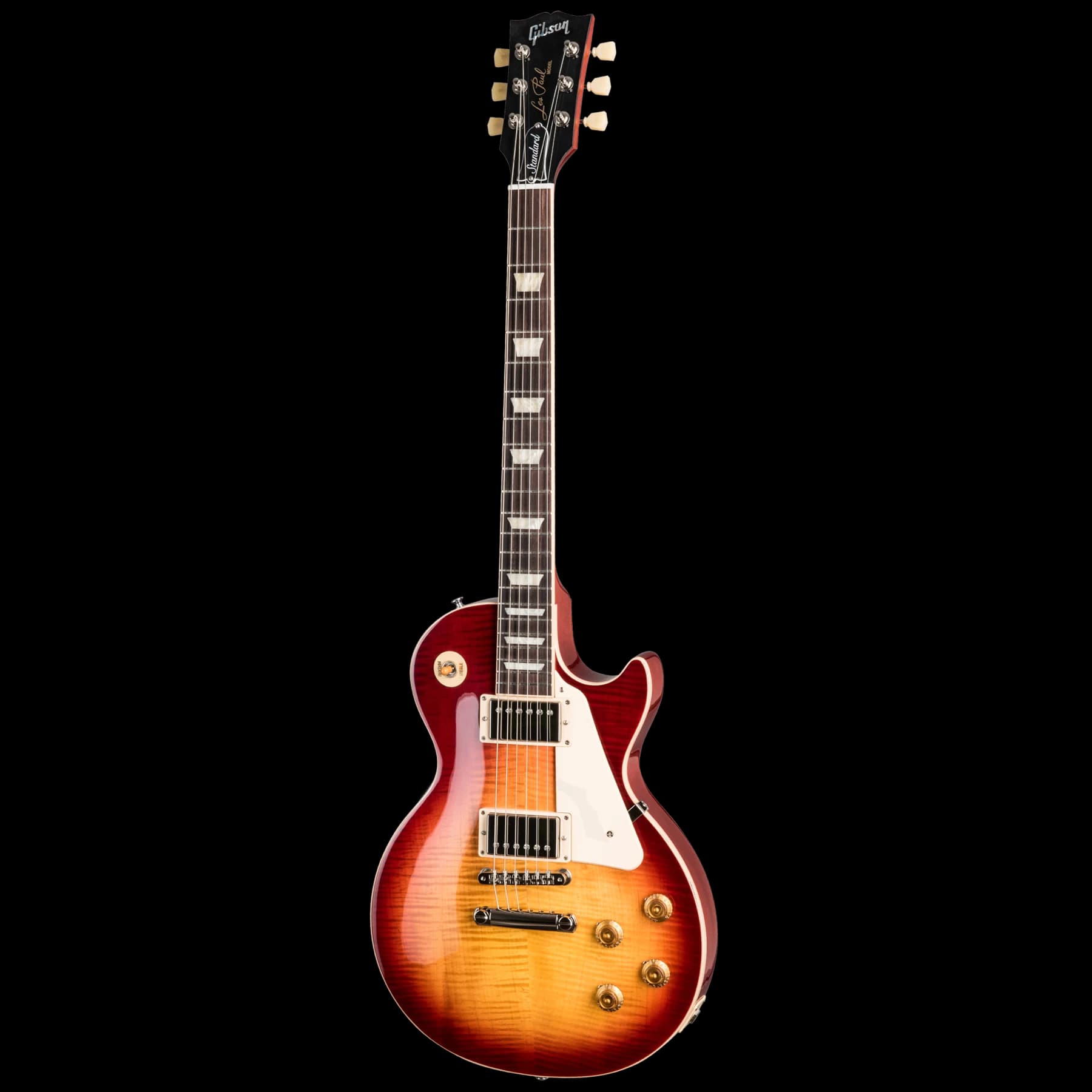Gibson Les Paul Standard 50s in a burst finish, body and controls