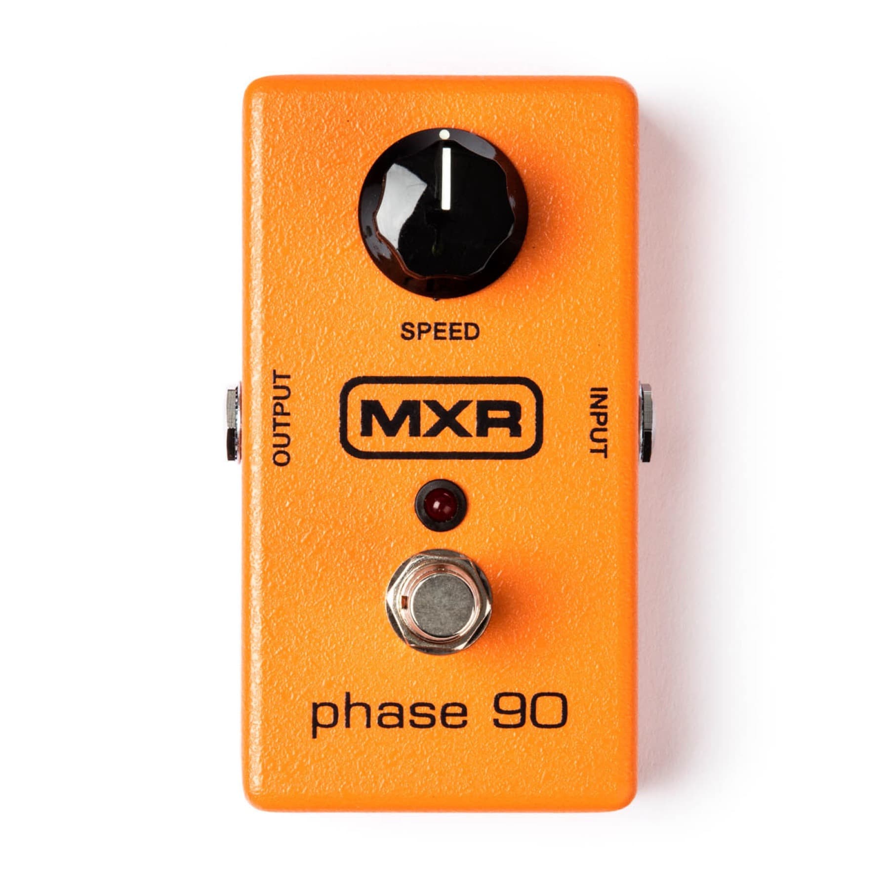 MXR Phase 90 phaser pedal in its orange enclosure