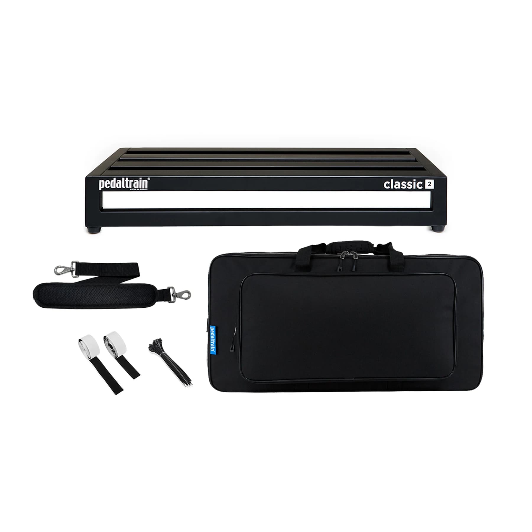 Pedaltrain Classic 2 pedalboard frame with mounting rails