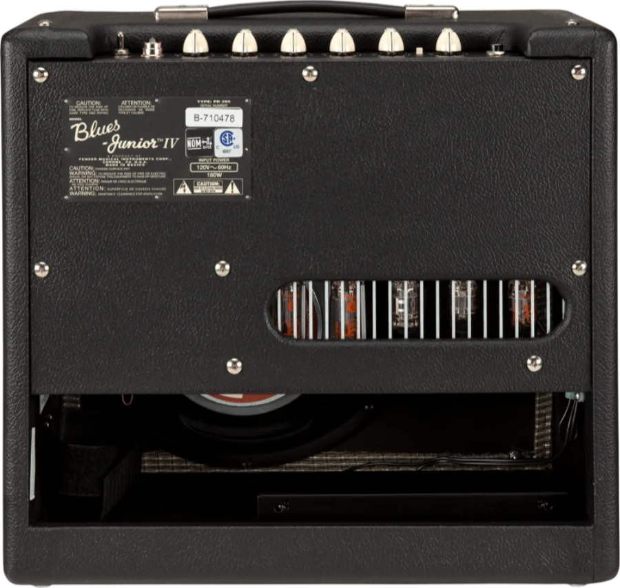 Fender Blues Junior IV amp, rear view
