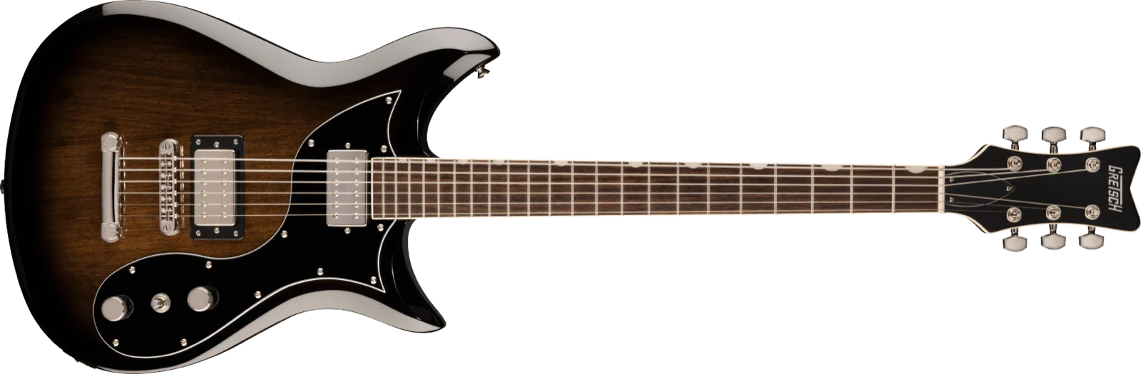 Gretsch Electromatic CVT Baritone in Bristol Fog, full front view