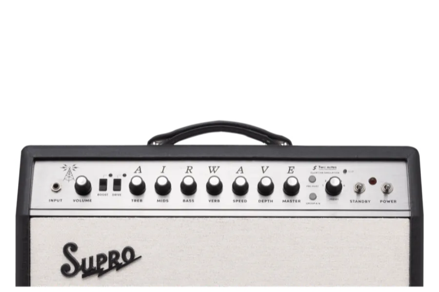 Supro Airwave 1x12 combo, front panel controls