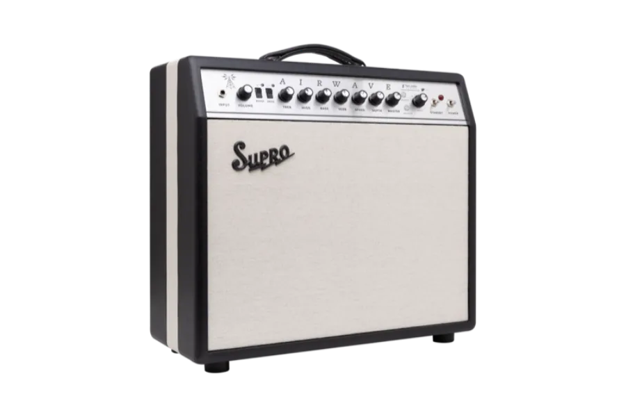 Supro Airwave 1x12 combo, rear angle