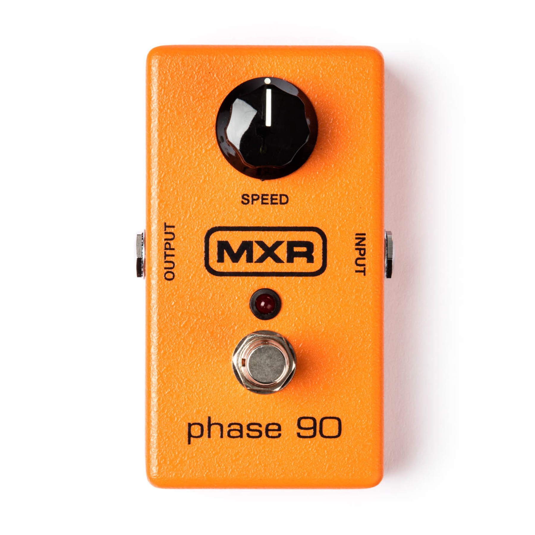 MXR Phase 90 phaser pedal in its orange enclosure